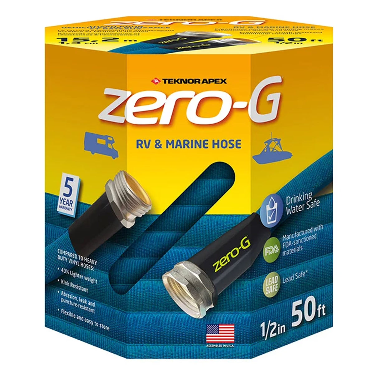 1/2' X 50' Hose for ATV and Boats X8332