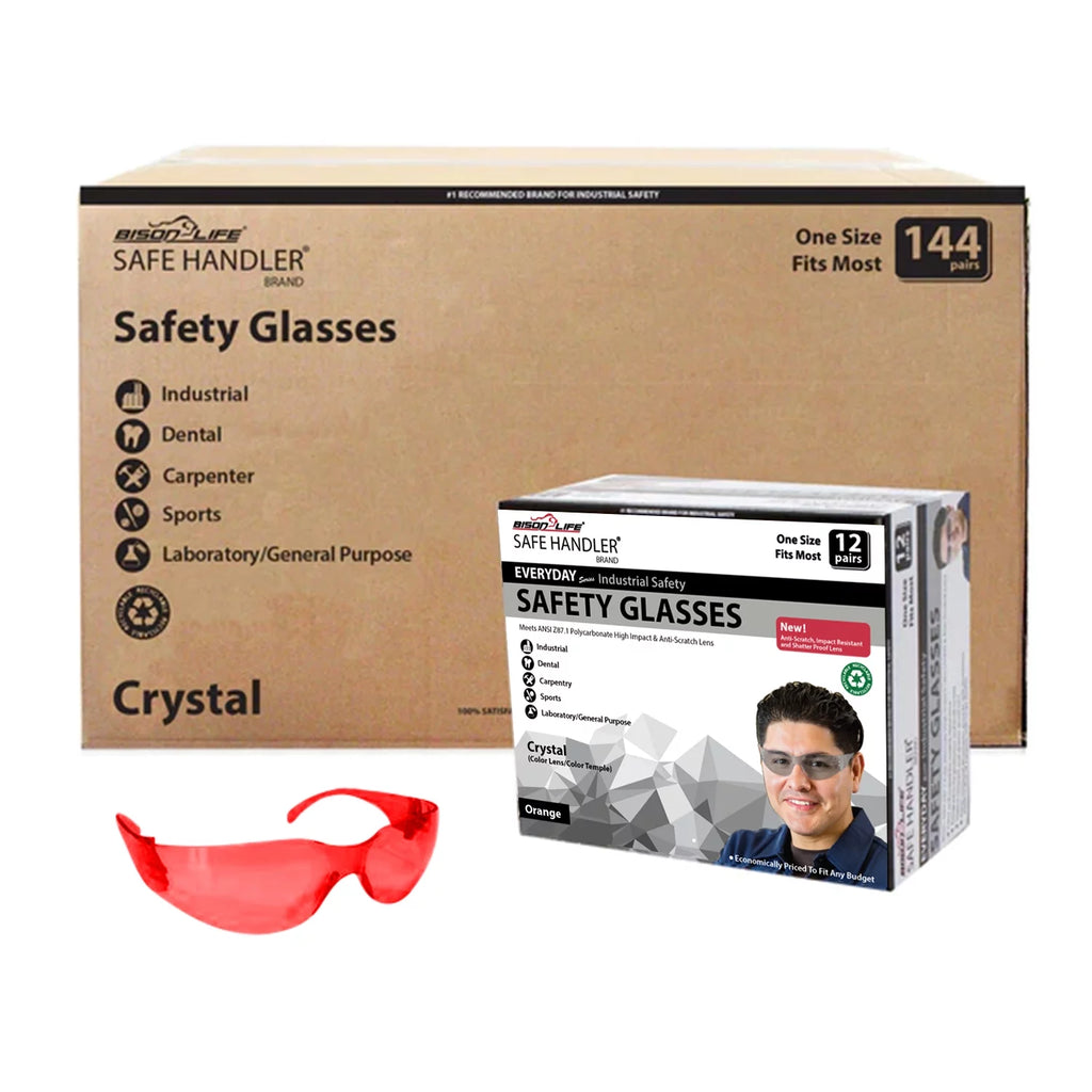 Red Safety Glasses Pack of 144 P721113