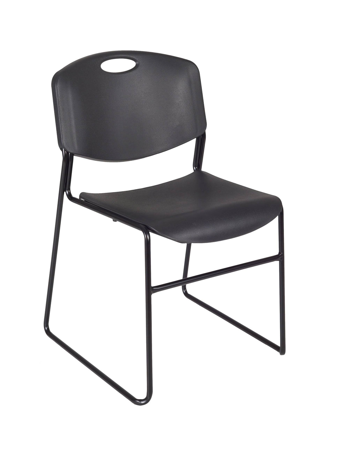 42x22 Square Breakroom Table with 4 Stack Chairs T757