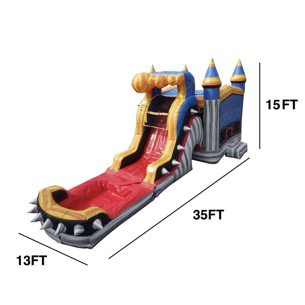 Inflatable Bounce House Water Slide with Splash Pool M885