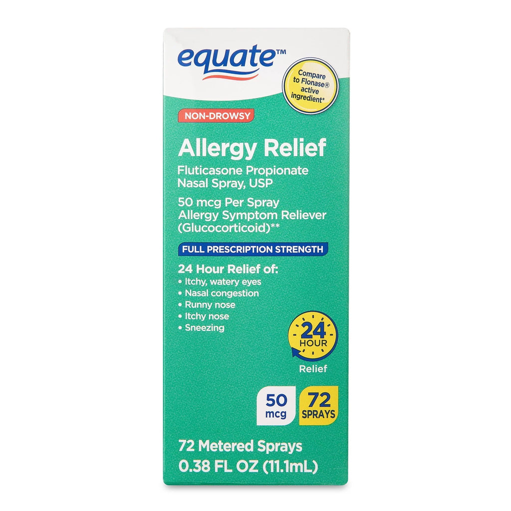 Non-Drowsy Fluticasone Propionate Nasal Spray, 50 mcg, 72 Sprays E107