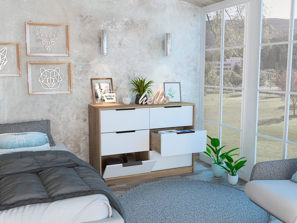 White Natural Pine Dresser M10928