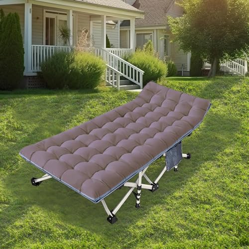 Oversize XXL Camping Cot with Mattress and Carry Bag X880647
