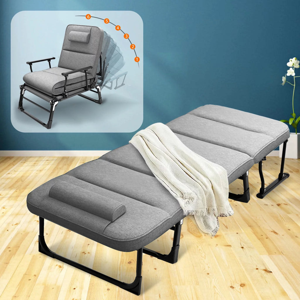 3 in 1 Folding Sofa Bed with Mattress & Pillow G82408