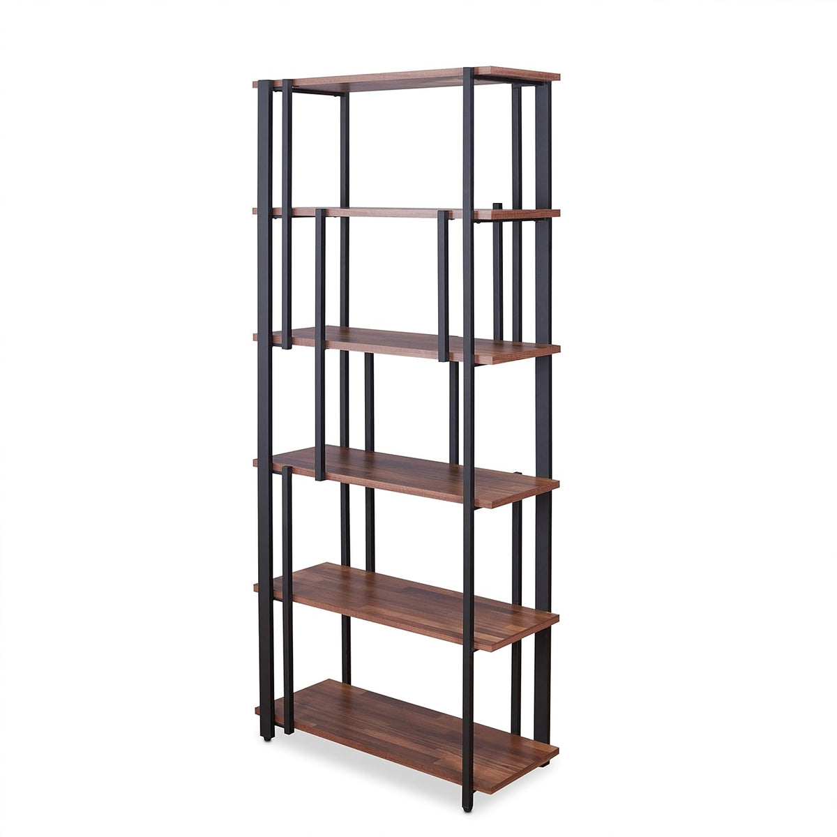 Walnut Sandy Black Bookcase D5714