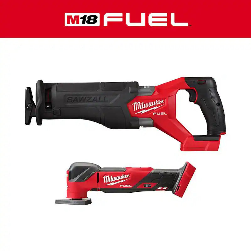 18V Lithium-Ion Brushless Cordless Reciprocating Saw with Oscillating Multi-Tool E528