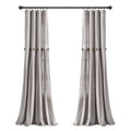 Gray Linen Window Curtain V720