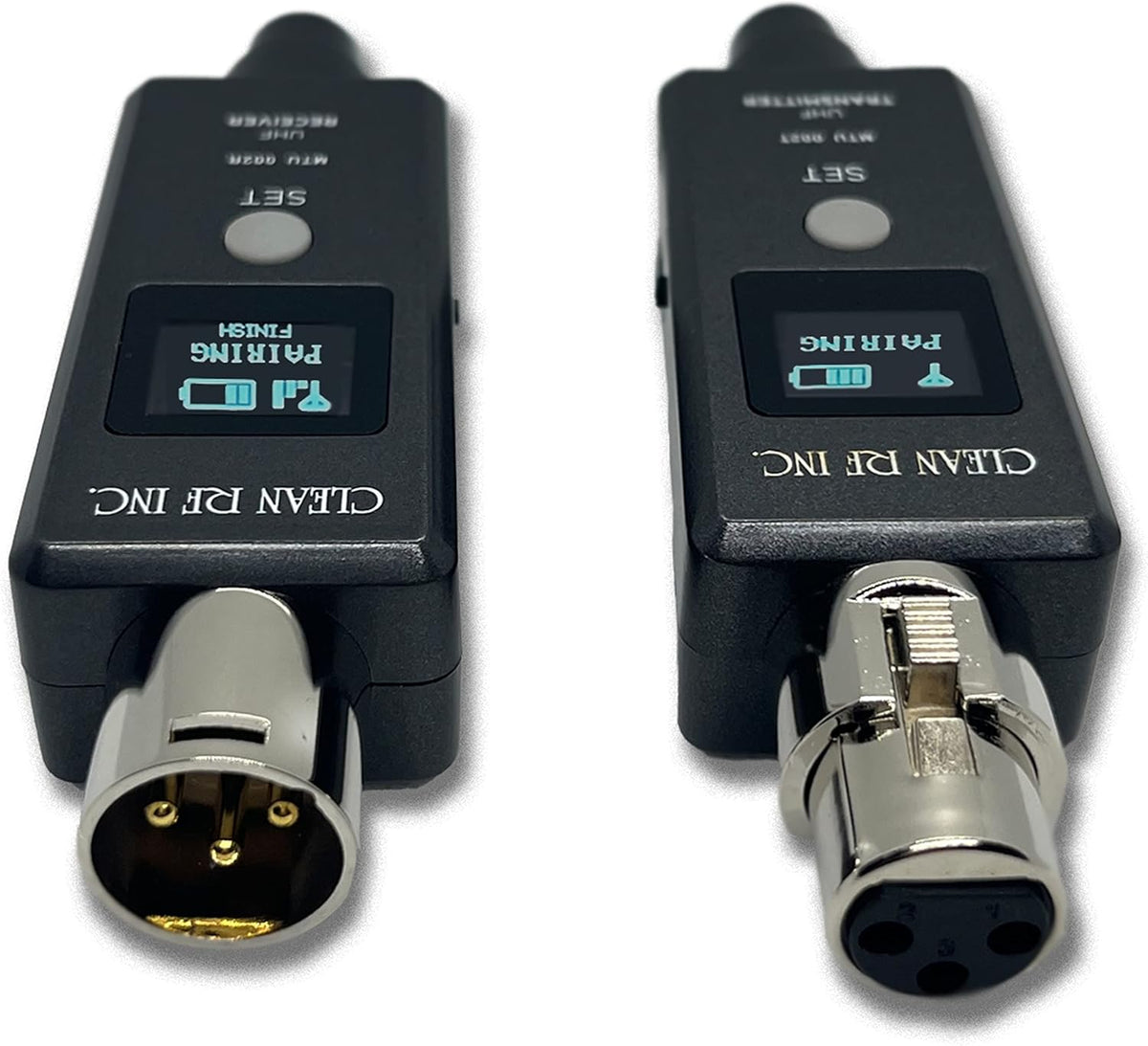 Wireless XLR Adapter System Transmitter and Receiver for Dynamic Microphones E6911