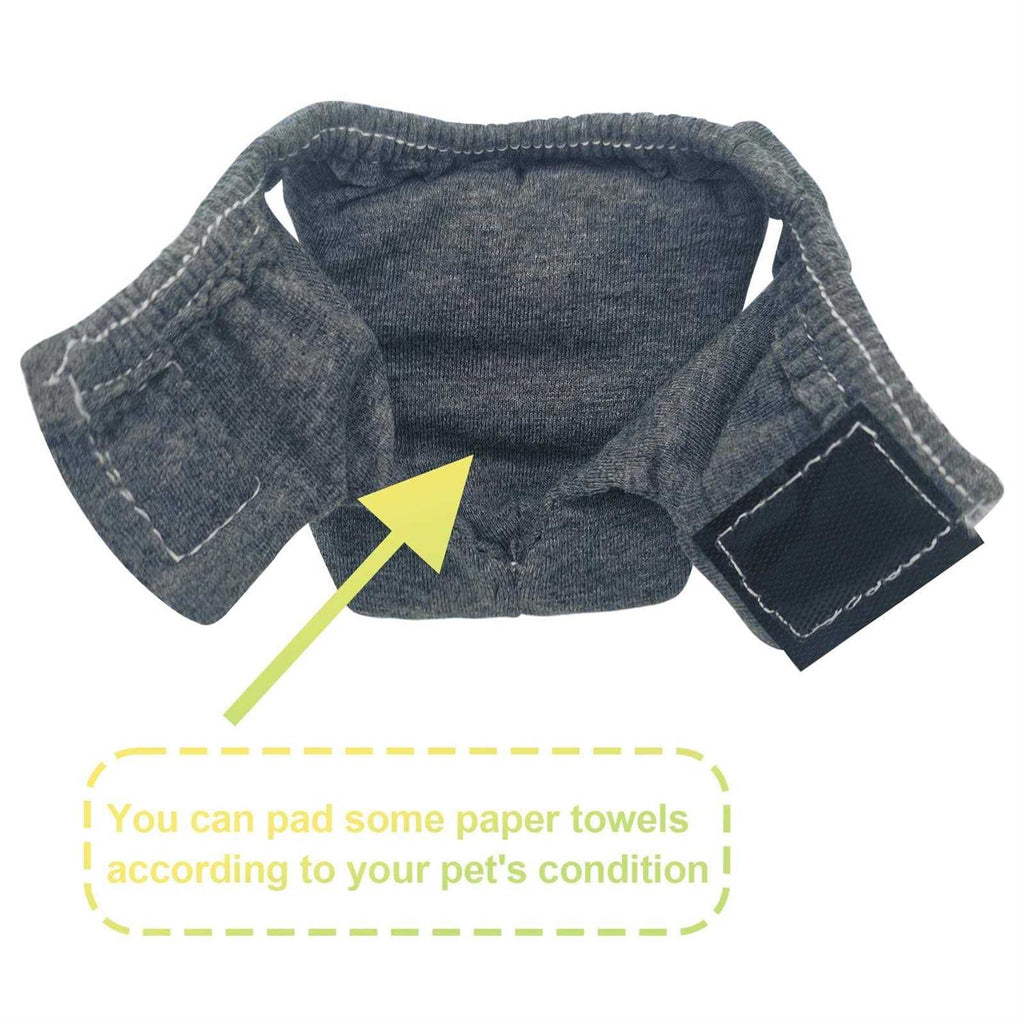 Small Reusable Washable Pet Diapers with Velcro C112