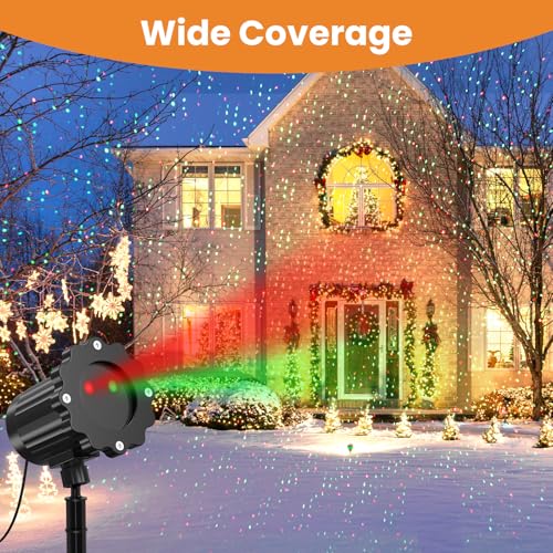 Waterproof Christmas Laser Lights Outdoor with Remote V763
