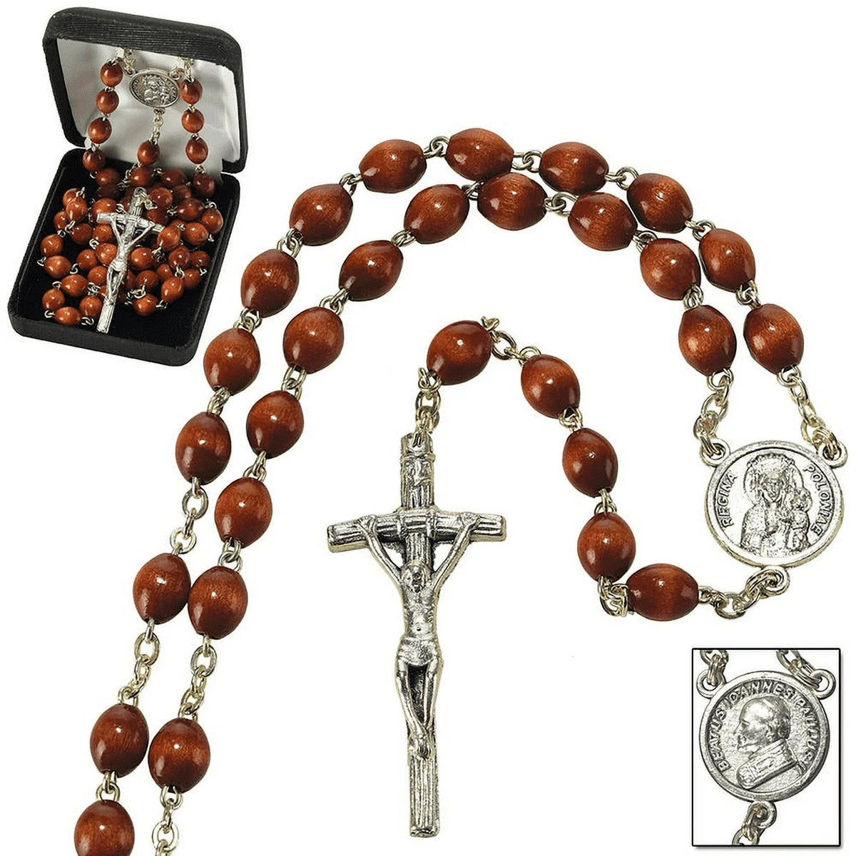 Wood Rosary O776