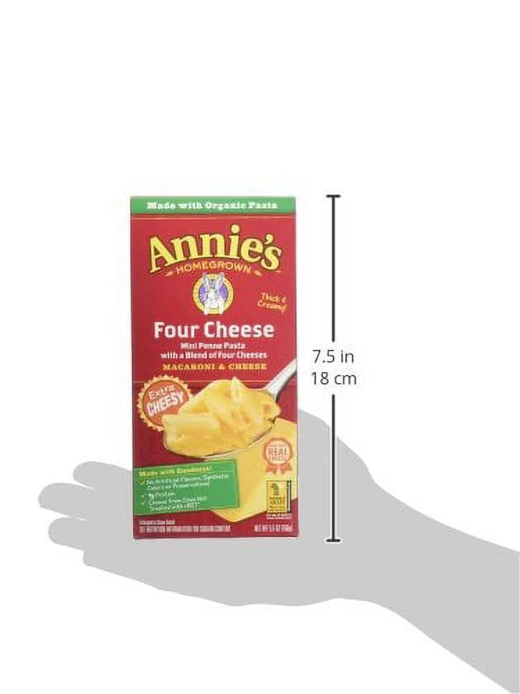 Four Cheese Penne Macaroni and Cheese Dinner with Organic Pasta, 5.5 OZ U841247