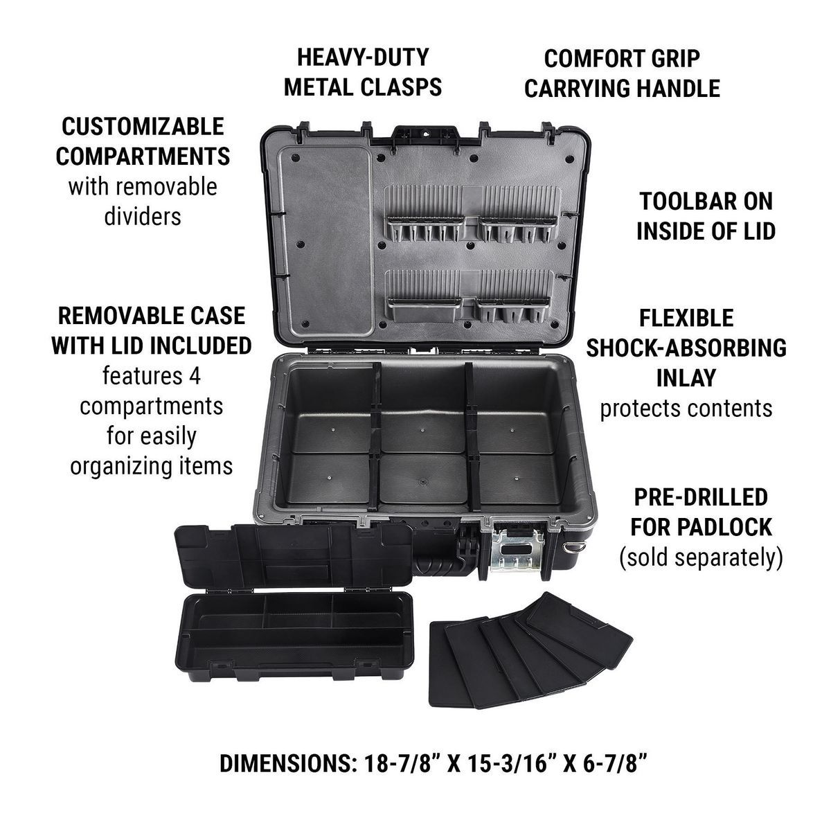 18 in. Organizer Case E1393