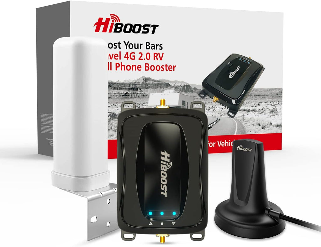Cell Signal Booster for RV with Omni-Directional Roof Antenna B8642