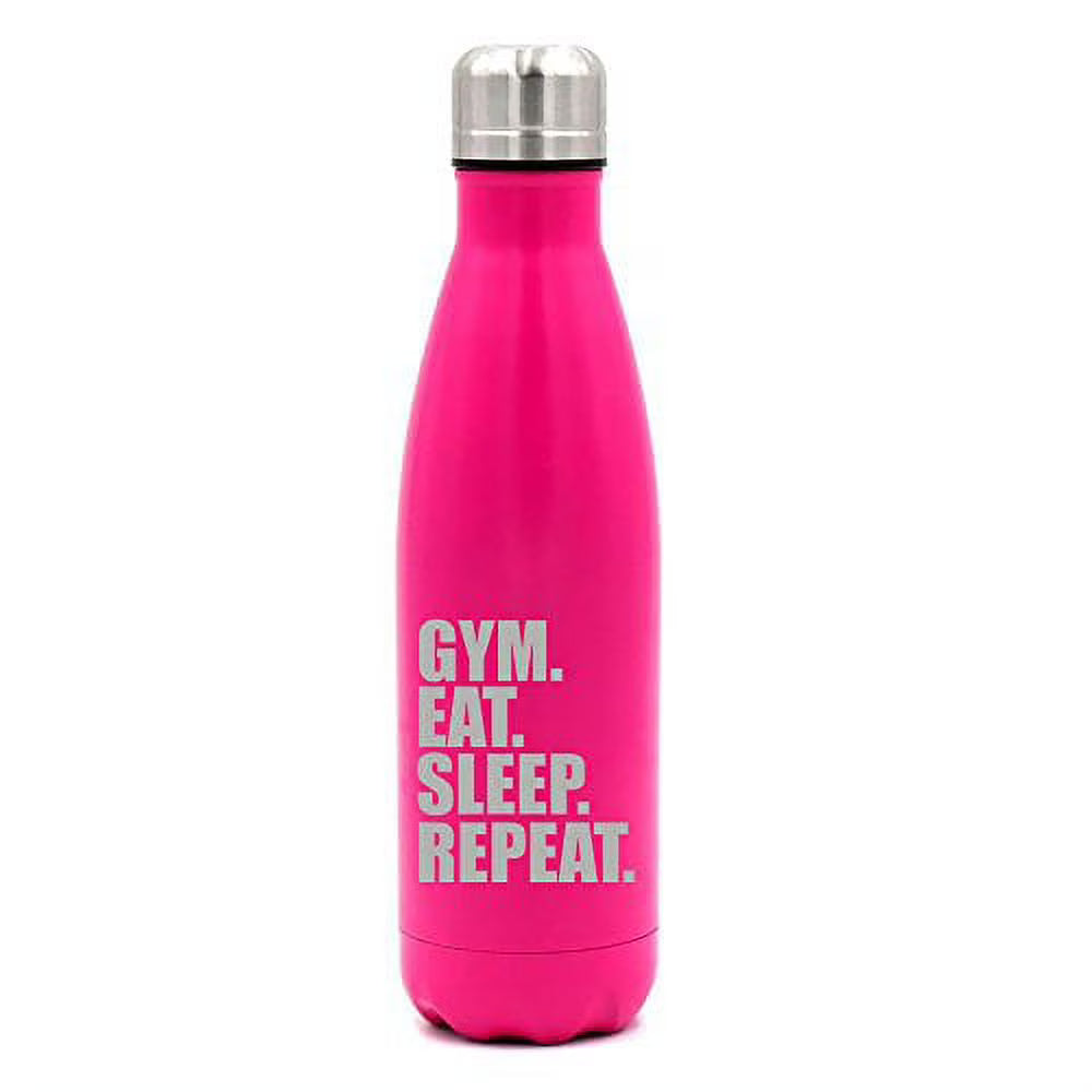 17 oz. Double Wall Vacuum Insulated Stainless Steel Water Bottle Travel Mug Cup (Pink) R892