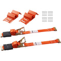 Wheel Chock Tire Down Strap Kit 4-Pack I726063