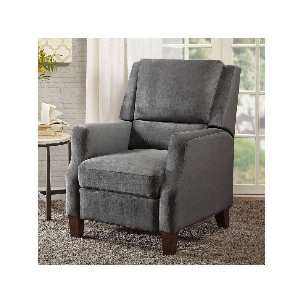 Grey Push Back Recliner K6123