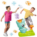 Flying Disc Launcher Outdoor Toy Green S8735