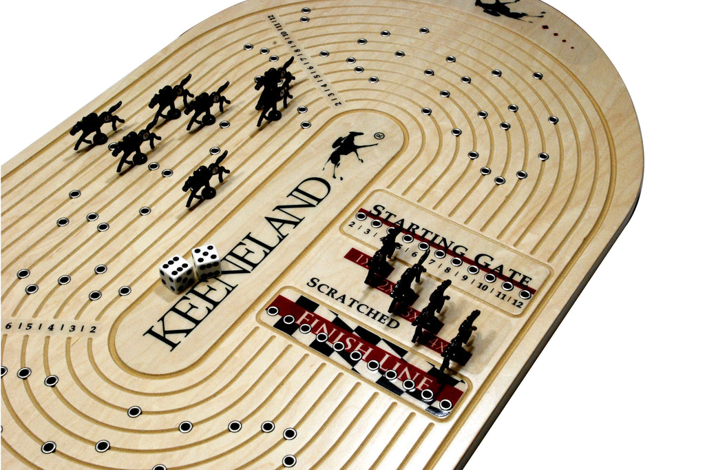 Handcrafted Horseracing Board Game O287572