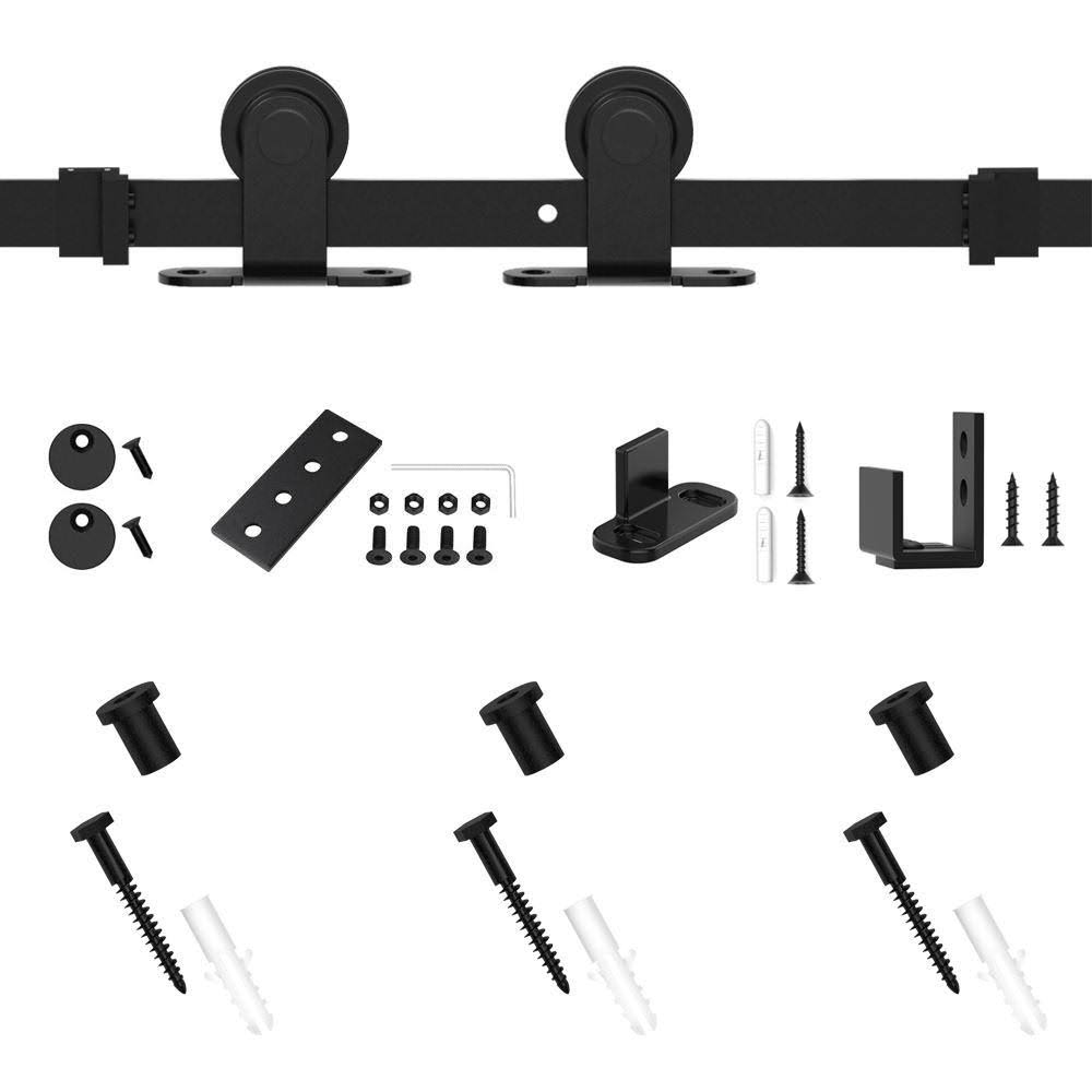 48 in. Sliding Standard Single Barn Door Hardware Kit X592