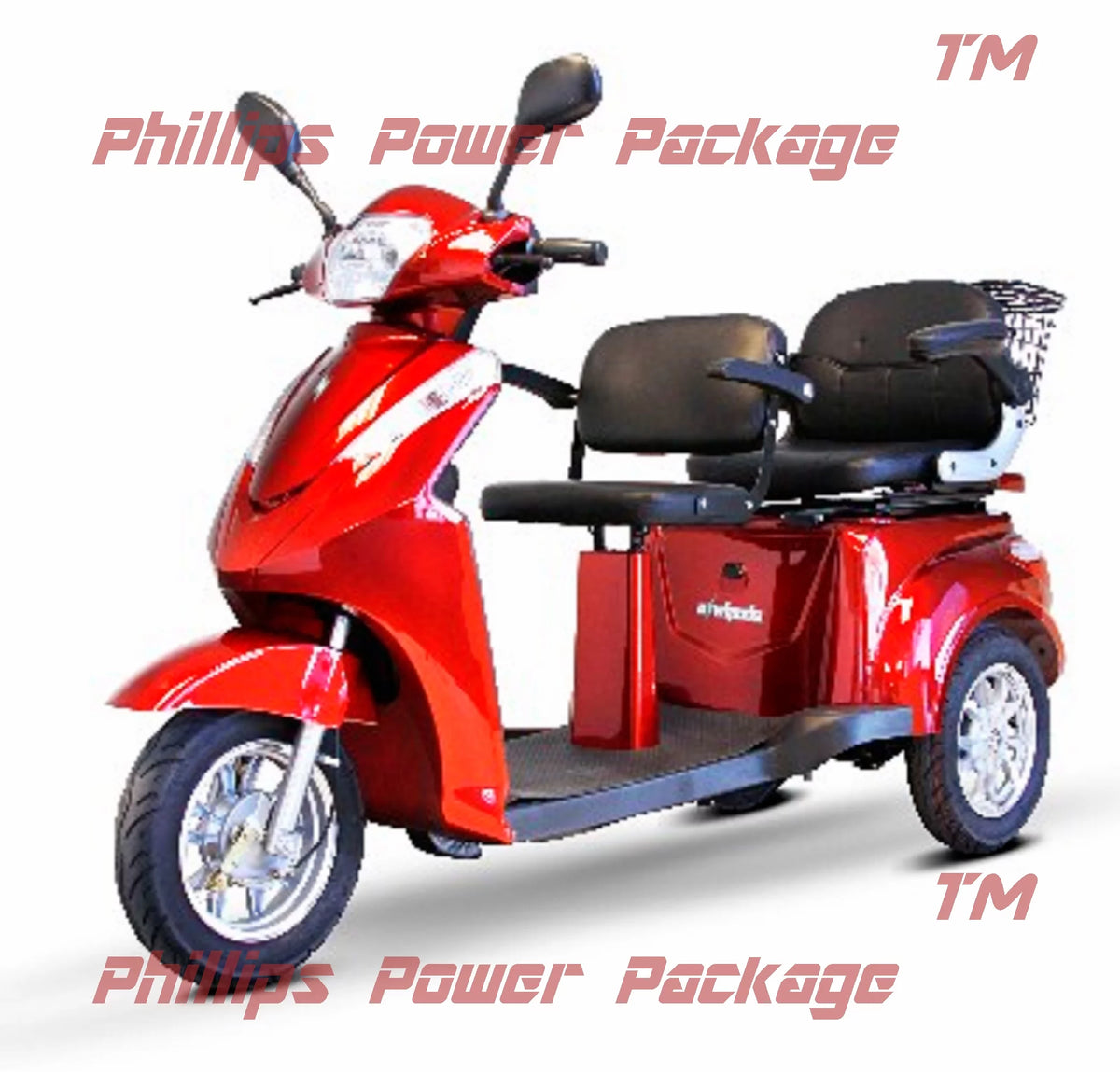 Heavy-Duty 2-Passenger Scooter O4175