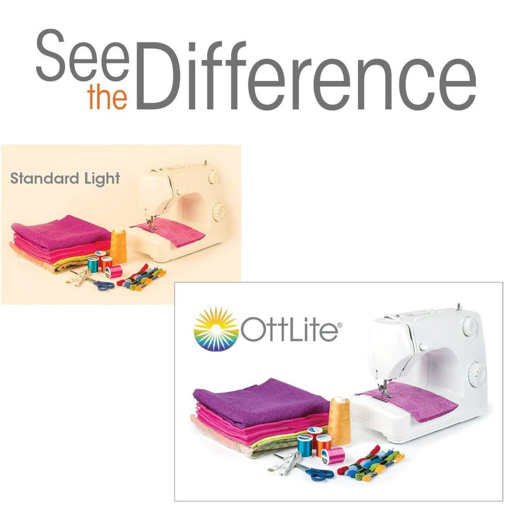2-in-1 LED Magnifier Floor and Table Light Black A6383