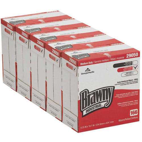 Scrim Reinforced Wipers 166/Box 5 Boxes/Carton U901829
