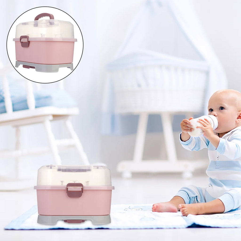Milk Bottle Case Baby Bottle Drying Rack Box B84589