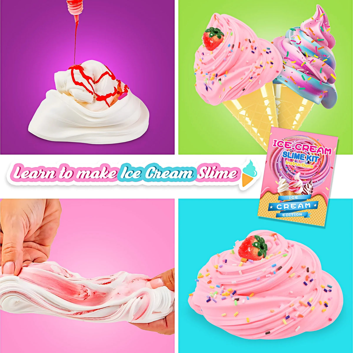 DIY Ice Cream Slime Kit Toys F34059