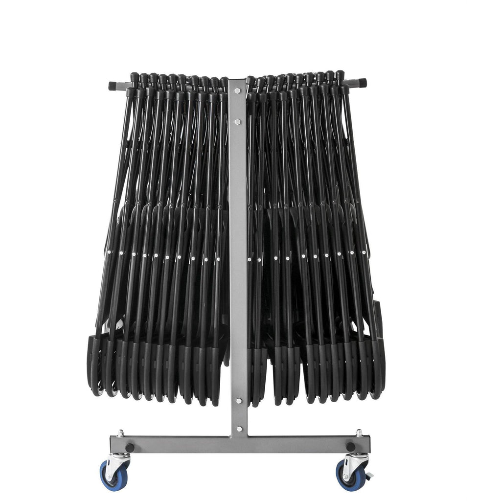 Gray Heavy Duty Folding Chair Trolley Cart M36975