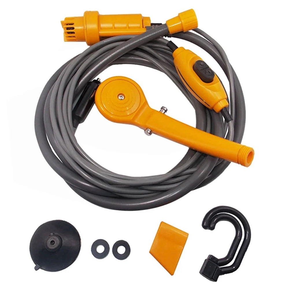 Folding Bucket Camping Shower Kit L443554