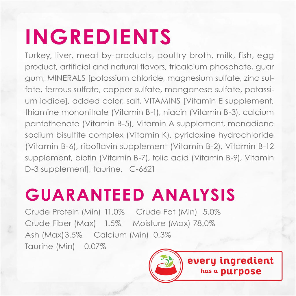 Wet Kitten Food Pate 3 OZ Can Pack of 24 O995