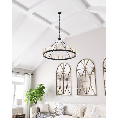Wagon Wheel Chandelier F180