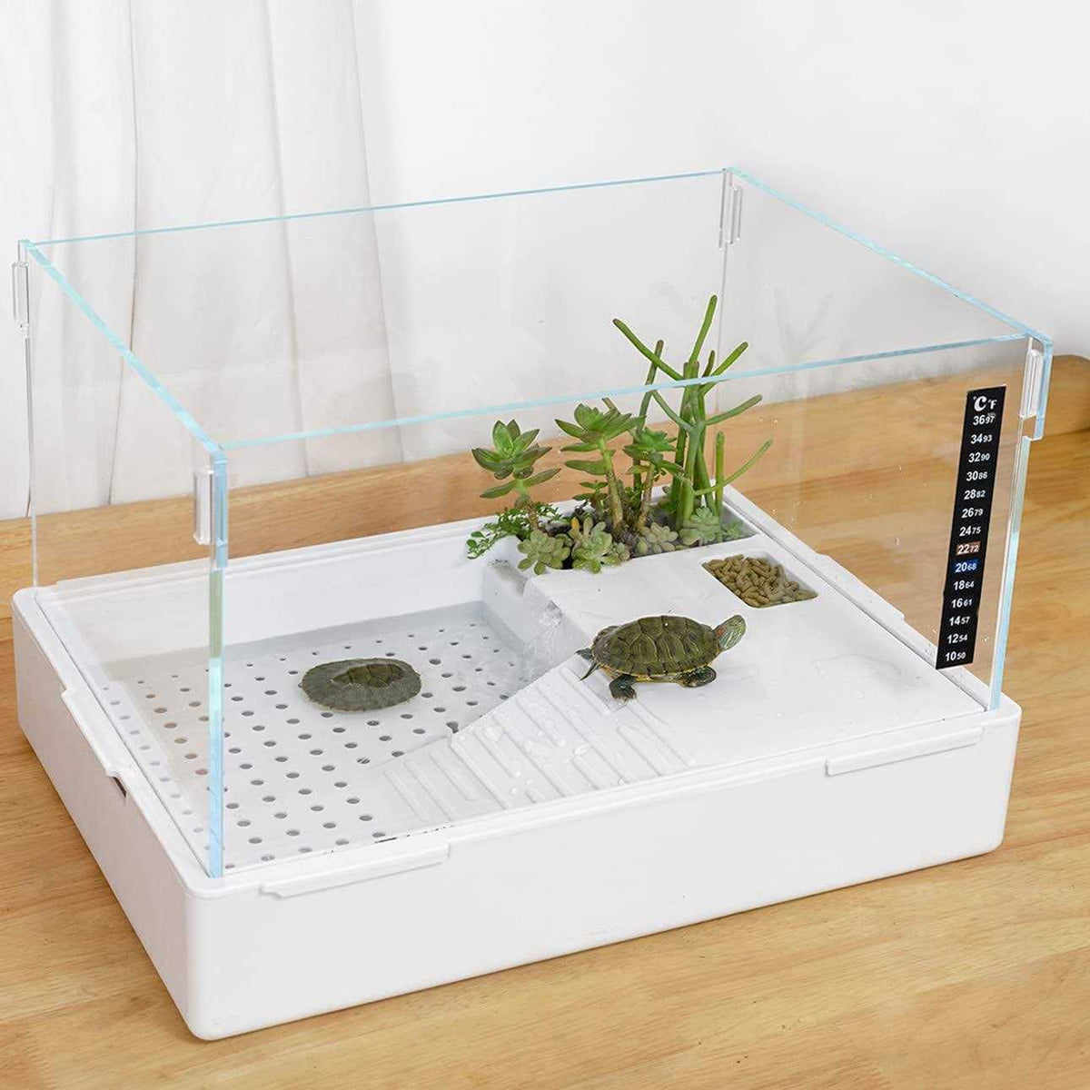 Turtle Tank with Adjustable Water Pump Filter G311