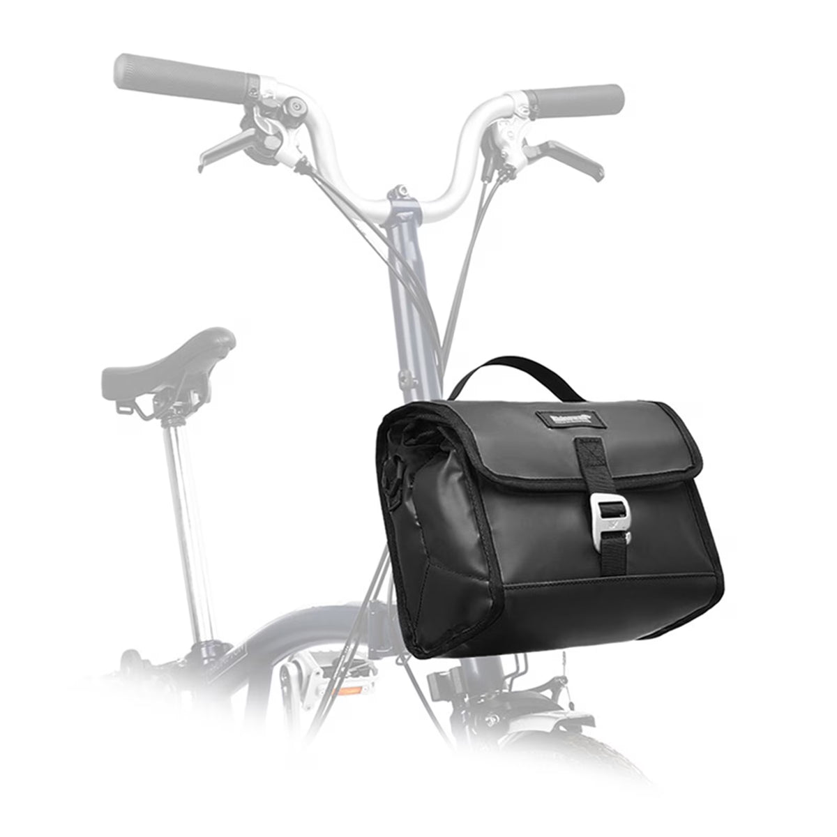 Folding Bike Handlebar Bag with Rain Cover B964