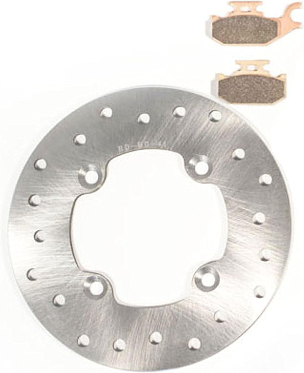 Rear Brake Rotor Disc and Severe Duty Brake Pads Pack of 2 A919355