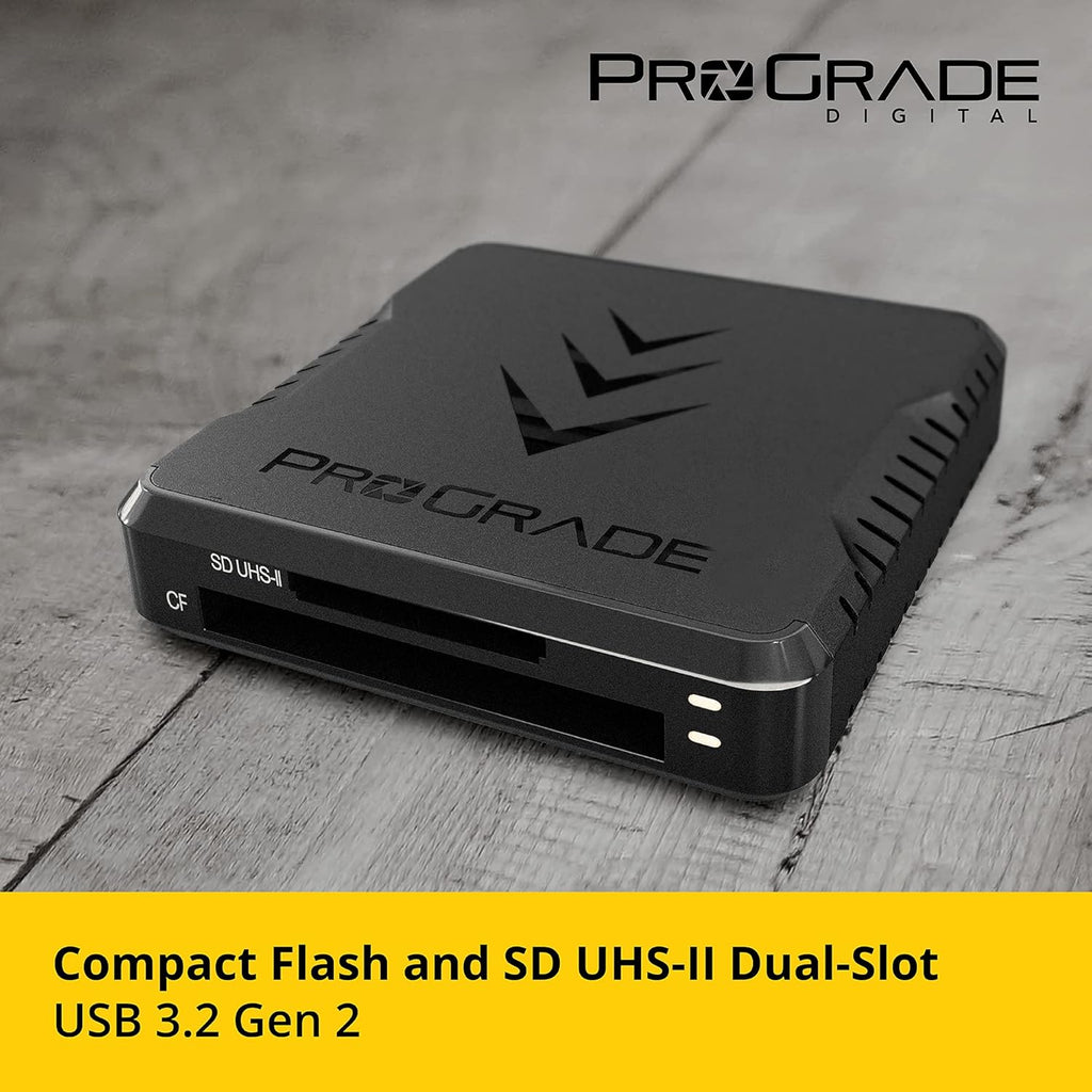 Compact Flash and SD UHS-II Dual-Slot Memory Card Reader X268977
