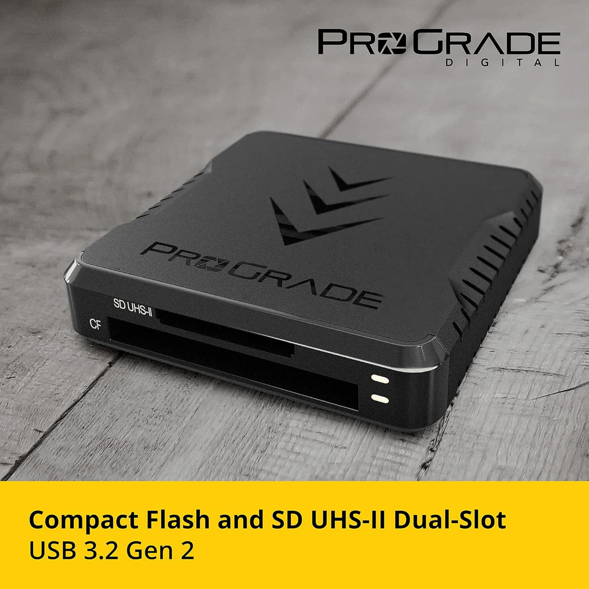 Compact Flash and SD UHS-II Dual-Slot Memory Card Reader X268977