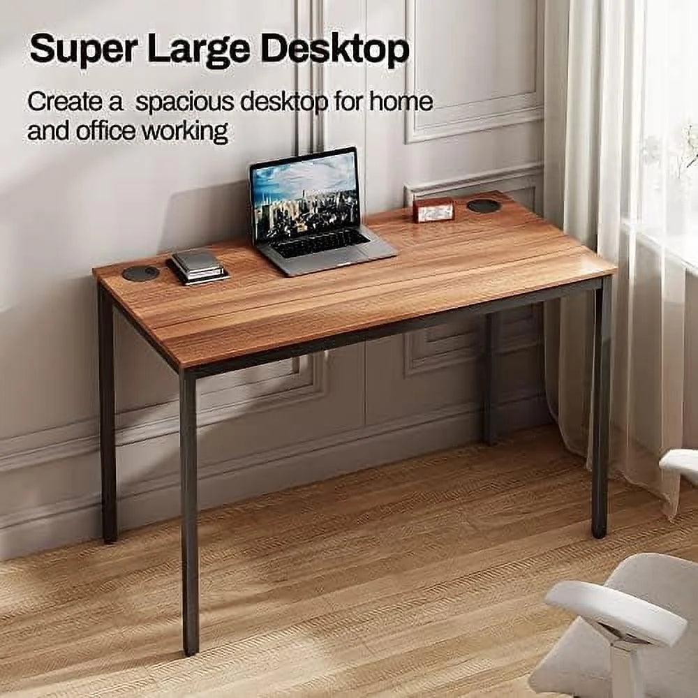 47 inch Walnut Computer Desk V9682