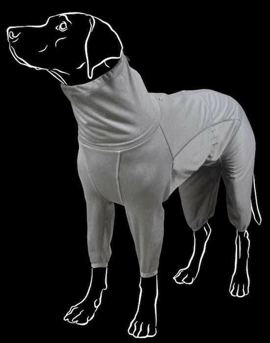 Carbon Grey Dog Body Warmer D5321