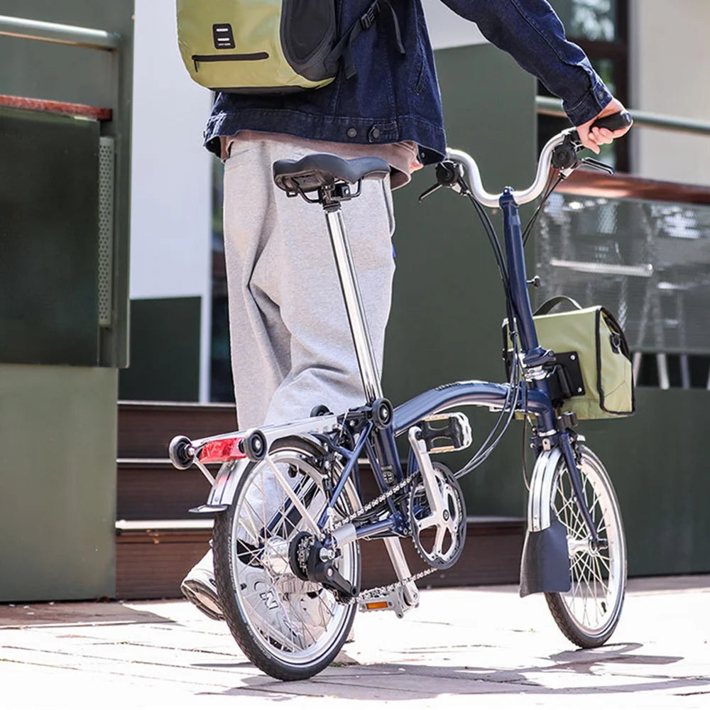 Folding Bike Handlebar Bag with Rain Cover B964