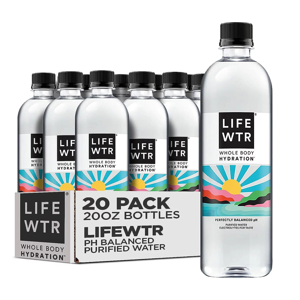 Purified Drinking Water 20 fl oz 20 Pack Plastic Bottles Z927510