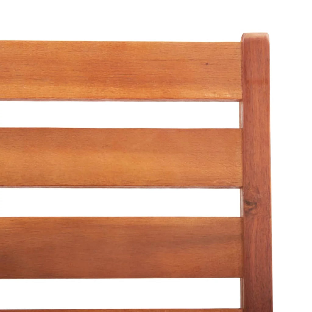 3 pcs Solid Acacia Wood Patio Dining Chairs F82443