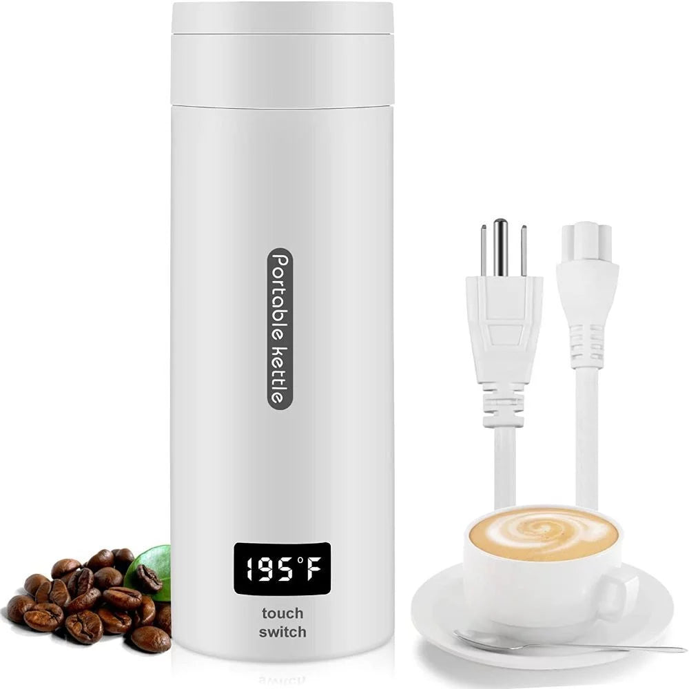 Electric Stainless Portable Travel Kettle 380ml W603684