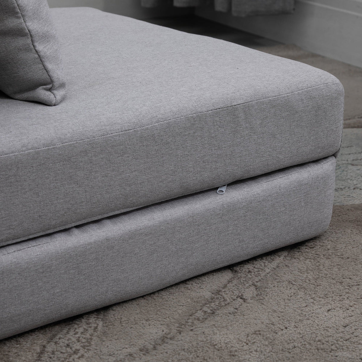 Light Gray 2-in-1 Floor Sofa Bed K30921
