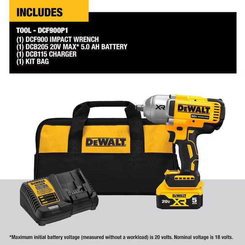 20V MAX Cordless 1/2 in. Impact Wrench Kit J61320
