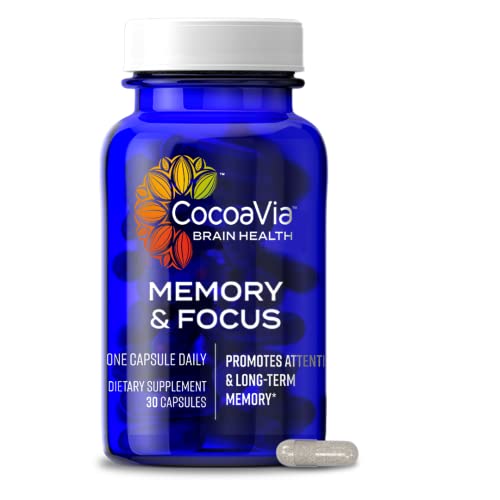 Vegan Plant Based 30 Capsules Cocoa Flavanol Blend Lutein Brain Supplement P202298