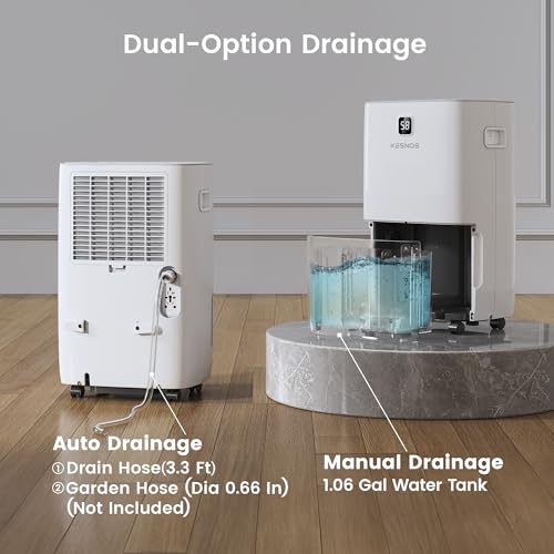 120 Pints Energy Star Dehumidifier with Drain Hose V596