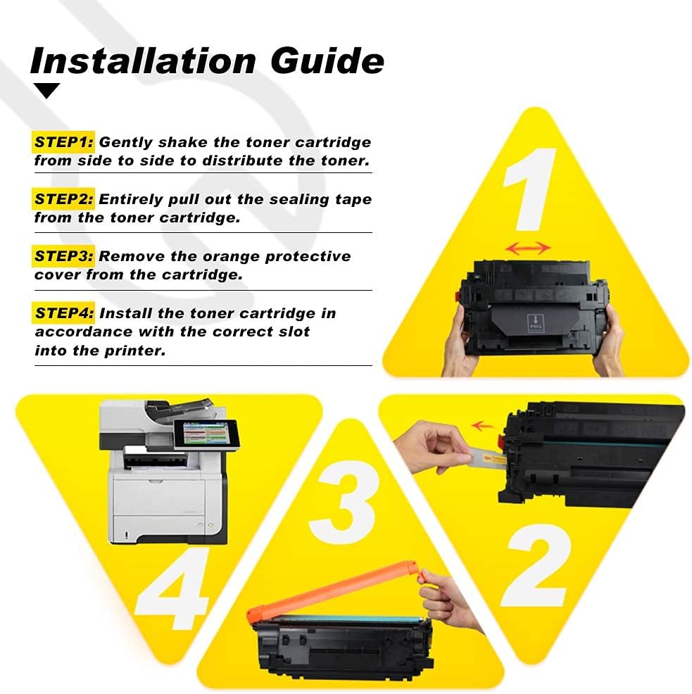 2 Pack Black Toner Cartridges for HP P3015 Q7628