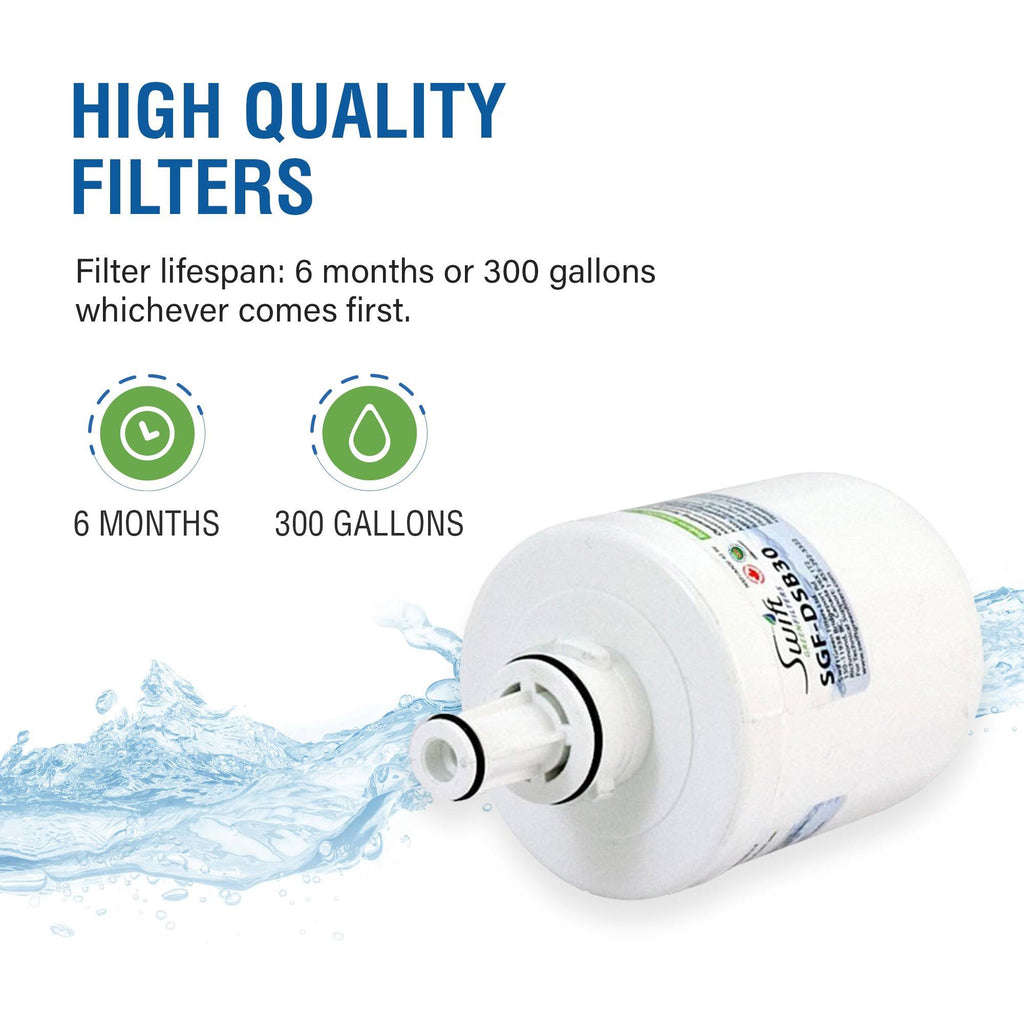 6 Pack Refrigerator Water Filter J7468